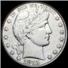 NEARLY UNCIRCULATED 1915-D Silver Barber Half Dollar