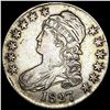 Image 1 : NEARLY UNCIRCULATED 1827 Capped Bust Half Dollar