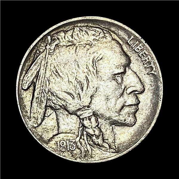 UNCIRCULATED 1913-D Buffalo Nickel Type 1