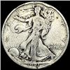 Image 1 : NICELY CIRCULATED 1921-S Silver Half Dollar Walking Liberty