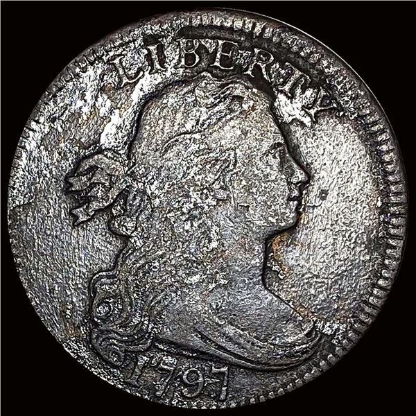 NICELY CIRCULATED 1797 Draped Bust Large Cent