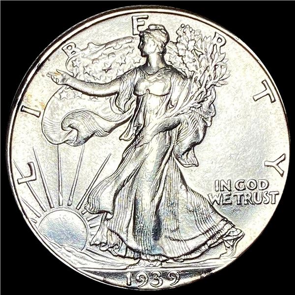 UNCIRCULATED 1939-D Silver Walking Liberty Half Dollar