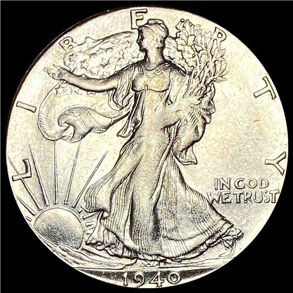 UNCIRCULATED 1940-S Silver Walking Liberty Half Dollar