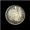 Image 1 : NICELY CIRCULATED 1864 Seated Liberty Dime