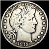 LIGHTLY CIRCULATED 1915-S Silver Barber Half Dollar