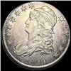 Image 1 : CLOSELY UNCIRCULATED 1829 Capped Bust Half Dollar