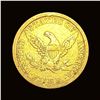 Image 2 : LIGHTLY CIRCULATED 1845 Liberty Head Half Eagle $5 Gold