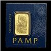 Image 1 : HIGH GRADE This is a PAMP Suisse 1g Gold Bar 999.9 Fine Gold.