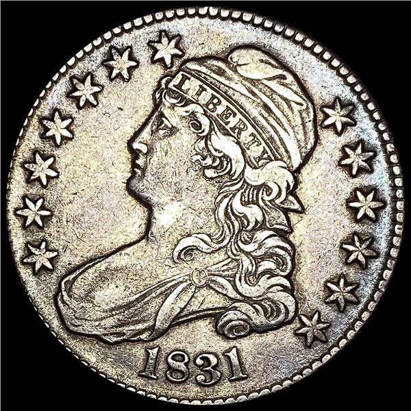NEARLY UNCIRCULATED 1831 Capped Bust Half Dollar