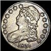 Image 1 : NEARLY UNCIRCULATED 1831 Capped Bust Half Dollar