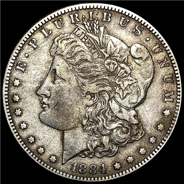 CLOSELY UNCIRCULATED 1884-S Silver Morgan Dollar