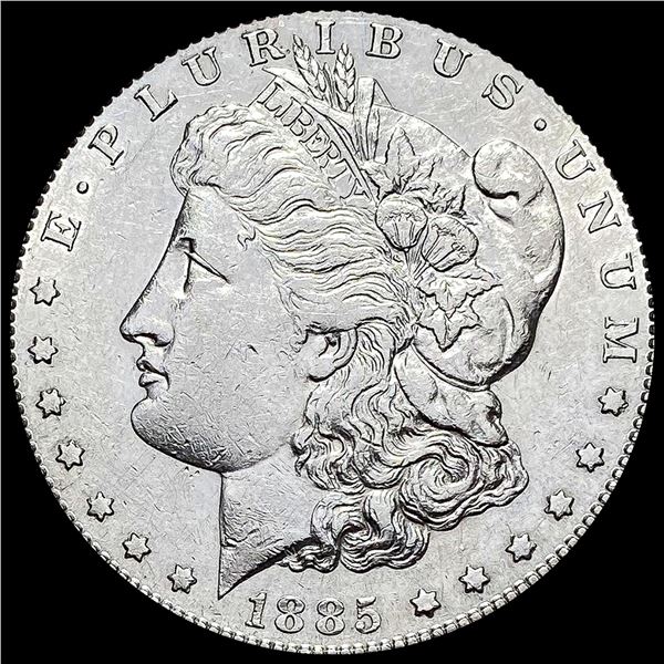 CLOSELY UNCIRCULATED 1885-S Silver Morgan Dollar