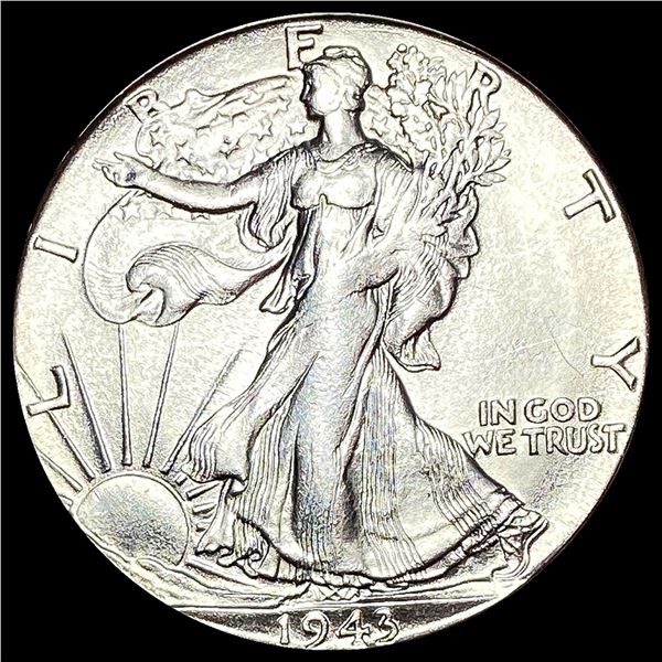 UNCIRCULATED 1943-S Silver Walking Liberty Half Dollar