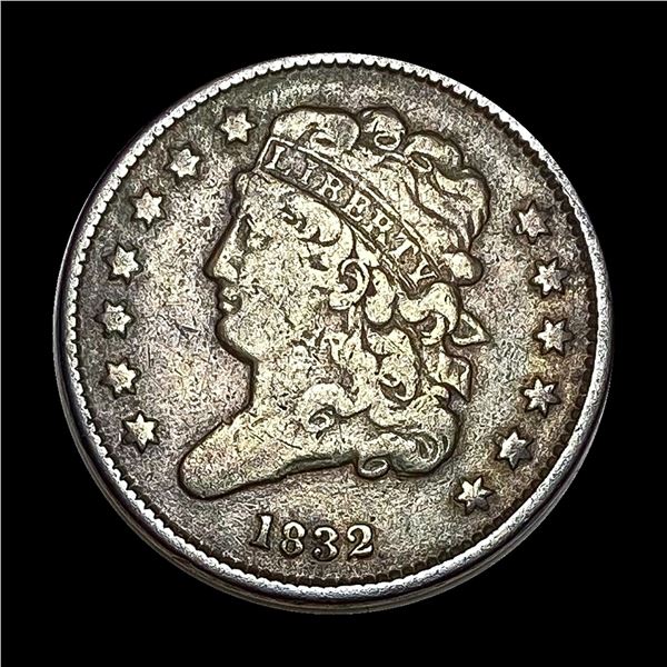 LIGHTLY CIRCULATED 1832 Classic Head Half Cent