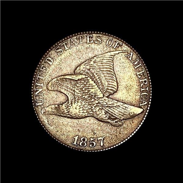 CLOSELY UNCIRCULATED 1857 Flying Eagle Cent