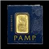 Image 1 : HIGH GRADE PAMP Suisse 1g Gold Bar 999.9 Fine Gold.