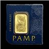 Image 1 : HIGH GRADE PAMP Suisse 1g Gold Bar 999.9 Fine Gold.