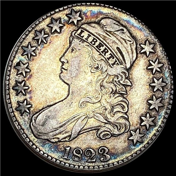 LIGHTLY CIRCULATED 1823 Capped Bust Half Dollar