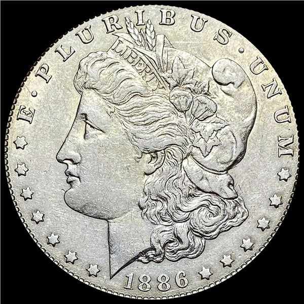 CLOSELY UNCIRCULATED 1886-O Silver Morgan Dollar