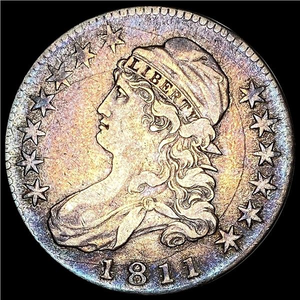 LIGHTLY CIRCULATED 1811 Capped Bust Half Dollar