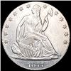 Image 1 : CLOSELY UNCIRCULATED 1877 Seated Liberty Half Dollar