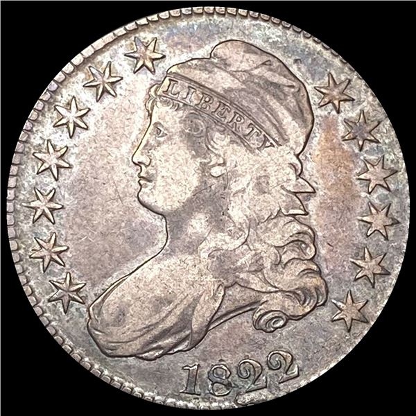 LIGHTLY CIRCULATED 1822 Capped Bust Half Dollar