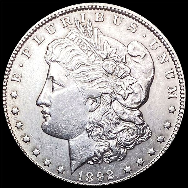 CLOSELY UNCIRCULATED 1892 Silver Morgan Dollar