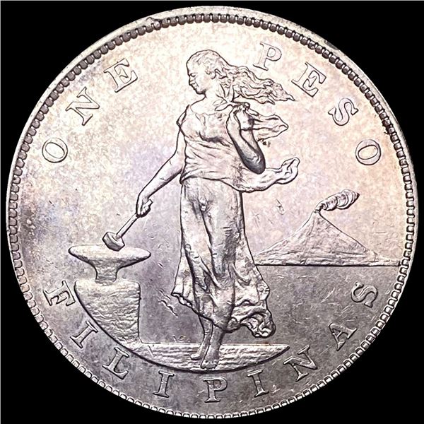 UNCIRCULATED 1903-S Silver One Peso Philippines