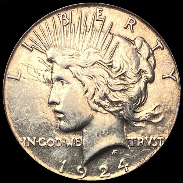 CLOSELY UNCIRCULATED 1924 Silver Peace Dollar