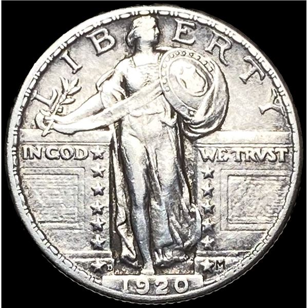 CHOICE AU 1920 Standing Liberty Quarter