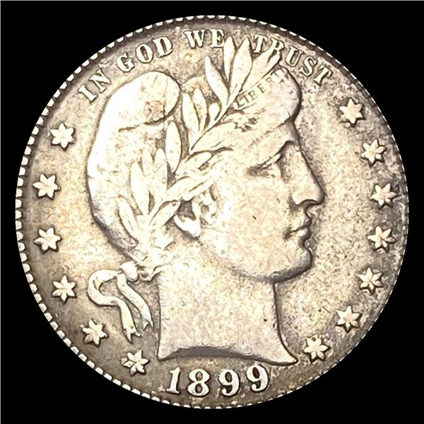 LIGHTLY CIRCULATED 1899-O Silver Barber Quarter