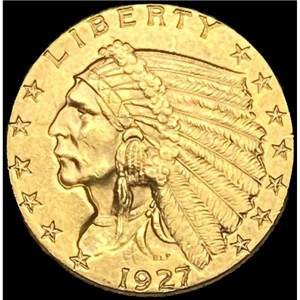 UNCIRCULATED 1927 Indian Head Gold $2.50 Quarter Eagle