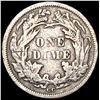 Image 2 : NEARLY UNCIRCULATED 1875-CC Silver Seated Liberty Dime