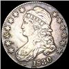 Image 1 : CLOSELY UNCIRCULATED 1830 Capped Bust Half Dollar