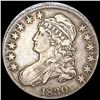 Image 1 : CLOSELY UNCIRCULATED 1830 Capped Bust Half Dollar