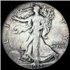 CHOICE AU 1918 Walking Liberty Half Dollar