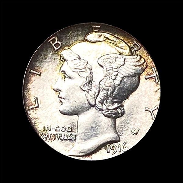 LIGHTLY CIRCULATED 1916 Mercury Dime