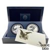 Image 1 : 2012 [2] San Fransisco Silver Eagle Proof Set 1oz