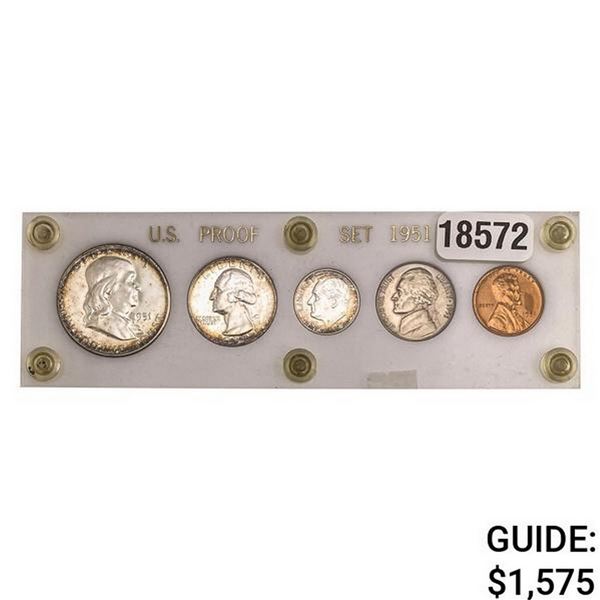 1951 U.S. Proof Set 1C-50C