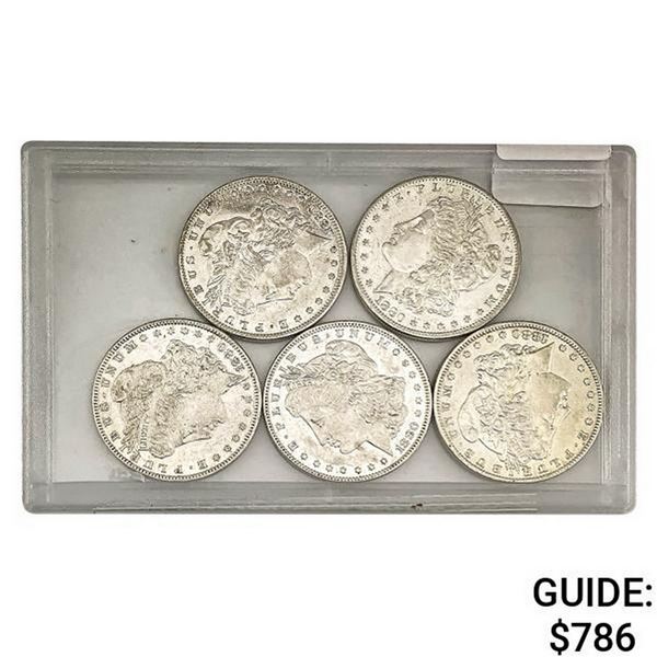 [5]1880-O AU Morgan Silver Dollar