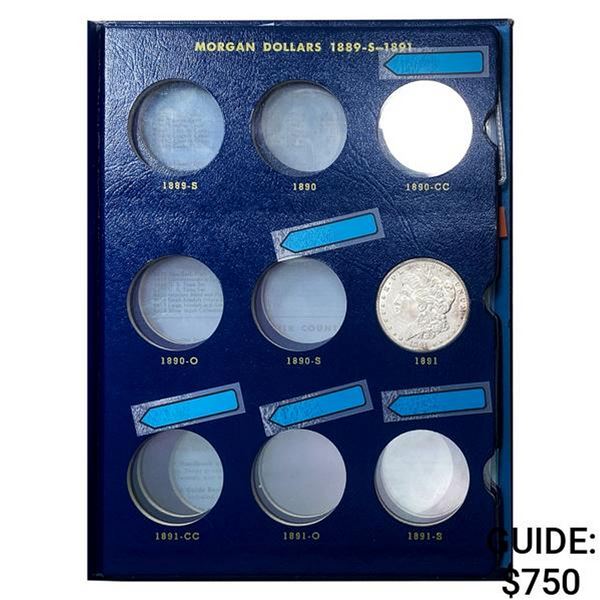 1891 Morgan Silver Dollar