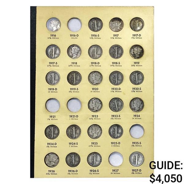 1916-1945 Mercury Silver Dime