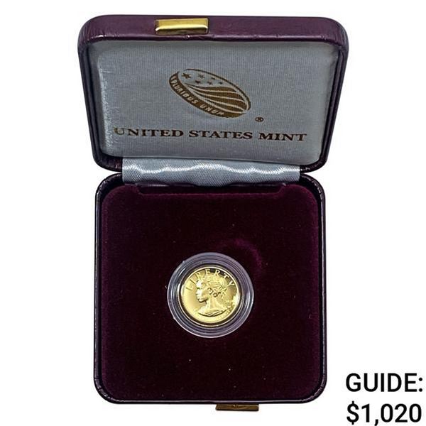 2018 American Liberty 1/10th oz Gold Proof Coin