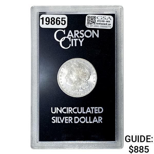 1884-CC Morgan Silver Dollar GSA