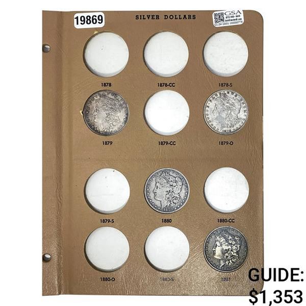 [16] 1879-1890 Morgan Silver Dollar