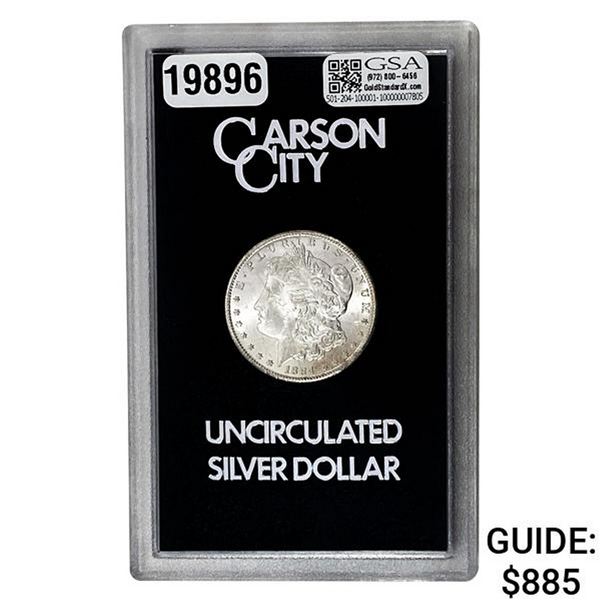 1884-CC Morgan Silver Dollar GSA