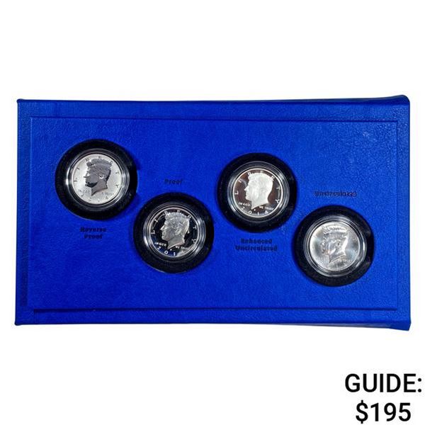 2014 50th Anniv. Kenn. 50C Silver Coin Collection