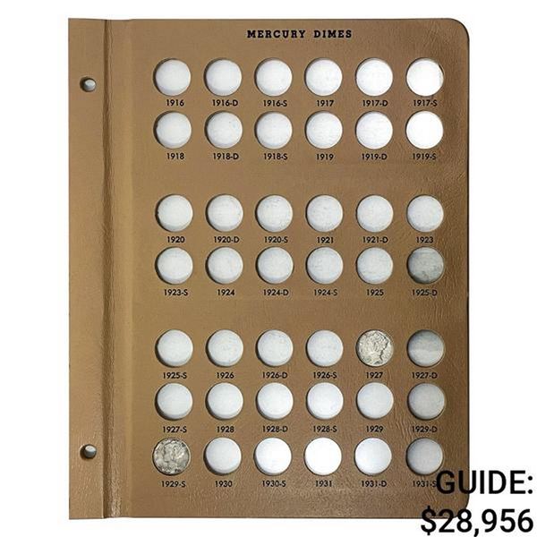 1927-1945 Mercury 10C Album [20] Coins