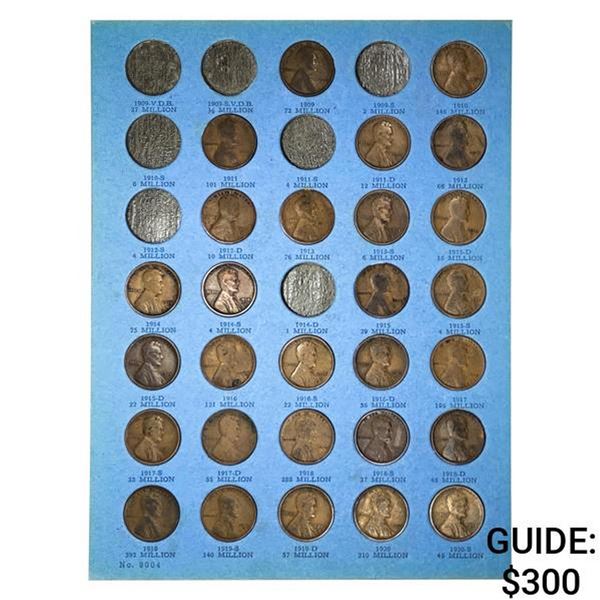 1909-1945 Lincoln Head Cent Album [94] Cents