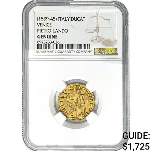 [1539-45] Venice .1266oz Gold Pietro Lando Ducat